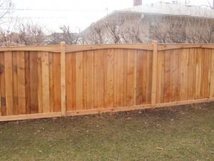 thick wooden fence
